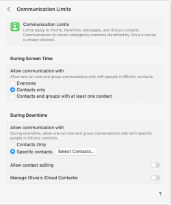 Screen Time on Mac