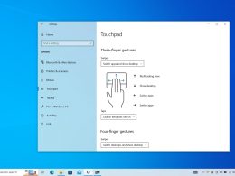 Touchpad gestures