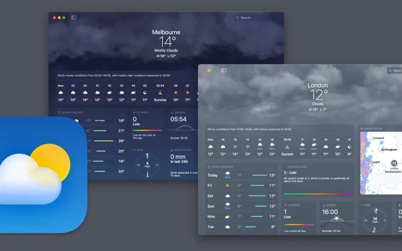 Apple Weather Mac App