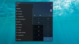 Calculator in Windows 10