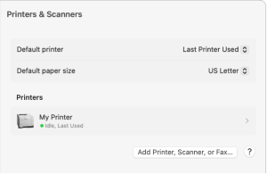 Solve printing problems on Mac