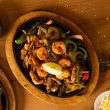 pan chicken fajitas