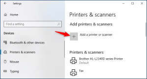 Printer Management Windows 10