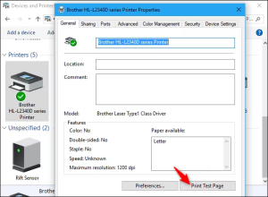 Printer Management Windows 10