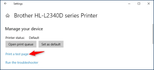 Printer Management Windows 10