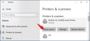 Printer Management Windows 10