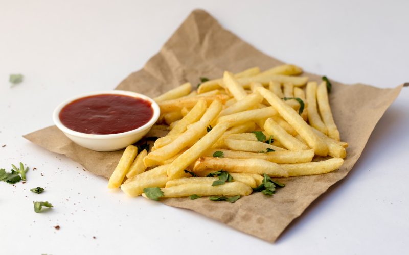 Perfect salty fries