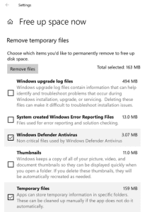 Storage Sense