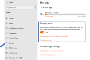 Storage Sense