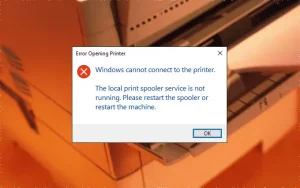 Print Spooler Error