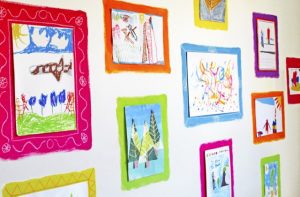 Kids' Art: From Creation to Display