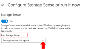 Storage Sense