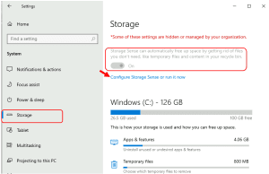 Storage Sense