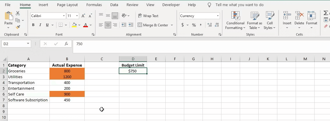 Apply Conditional Formatting Based On Another Cell In Excel