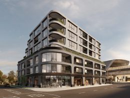 East Melbourne modern apartments construction