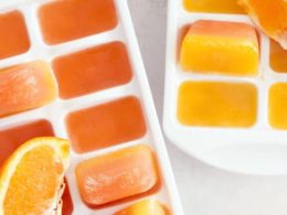 DIY Orange Ice Trick for