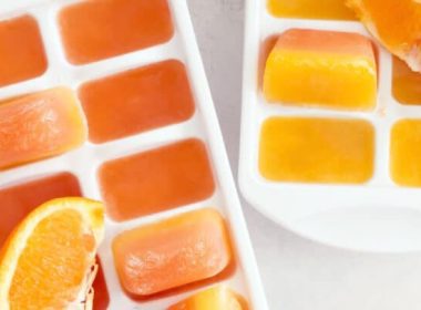 DIY Orange Ice Trick for