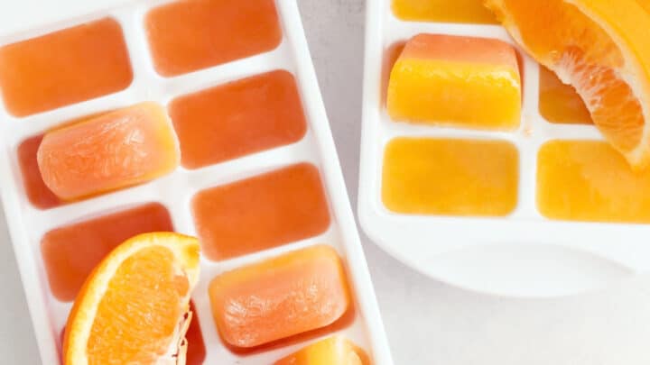 DIY Orange Ice Trick for