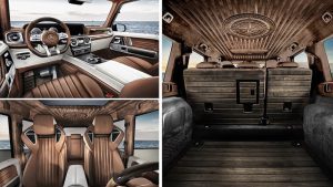 Interior of G-Wagon