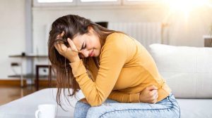 abdominal pain or discomfort