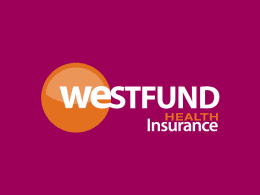 Westfund mental health initiative