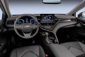 Interior of 2024 Camry Hybrid