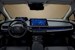 Interior of Prius 2024