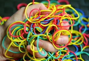 Rubber Bands for Slippery Hangers