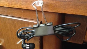 Use Binder Clips to Organize Cables