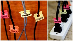 Use Bread Clips to Label Cords