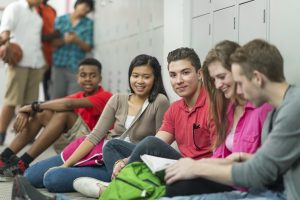 Diverse High School Students