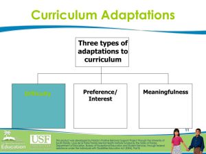 Adapting Curriculum for Industry Demands: