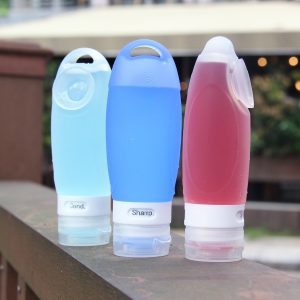 silicone travel bottles