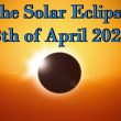 April 8th solar eclipse.
