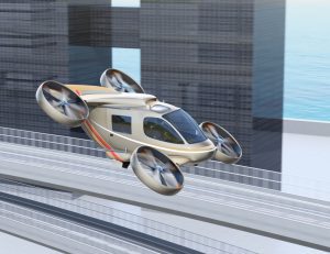 China's flying taxi sector