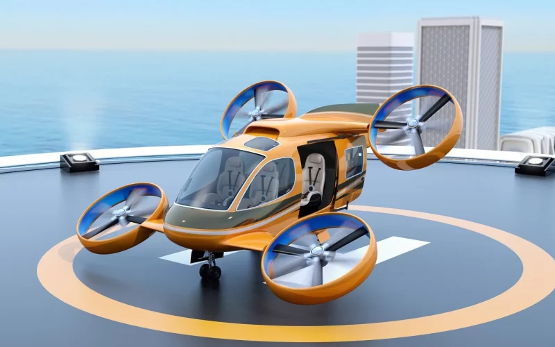 China's flying taxi sector