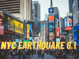 Earthquake Hits NYC