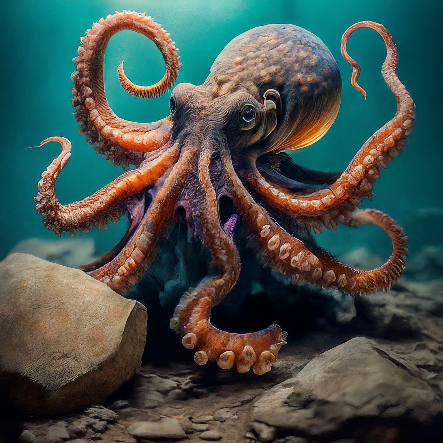 Octopuses Under Pressure: Why They Turn to Self-Cannibalism