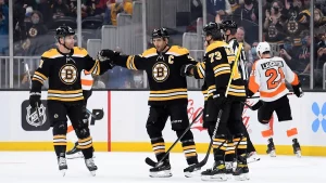 Boston Bruins Mascot Surprises Brigham and Women’s Hospital Staff with Dunkin’ Gift Cards