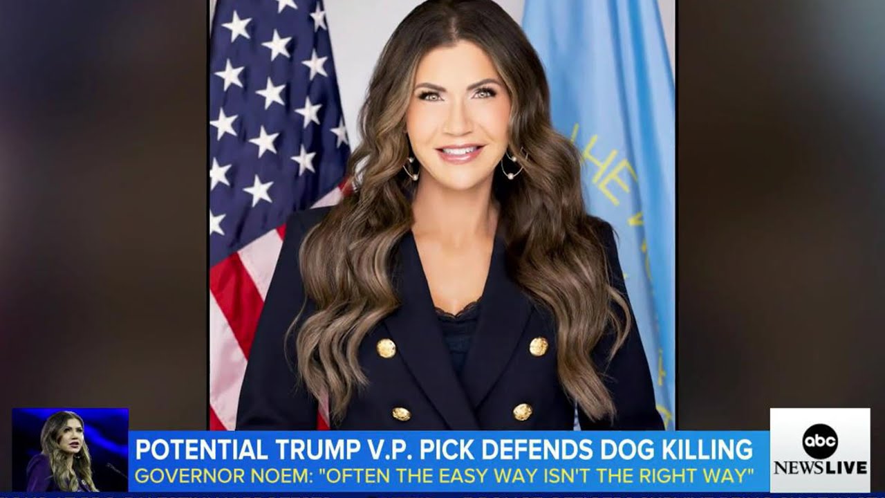 Kristi Noem: VP Hopeful’s Response to Canine Controversy