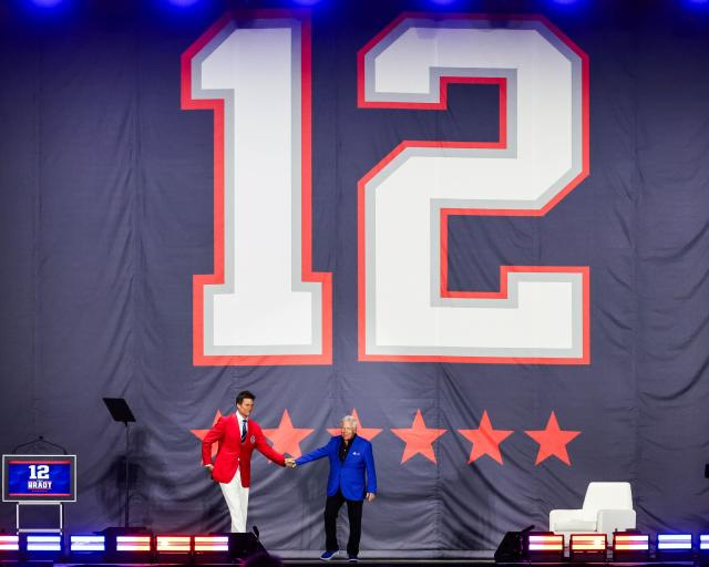 Tom Brady enshrined into Patriots Hall of Fame during star-studded night