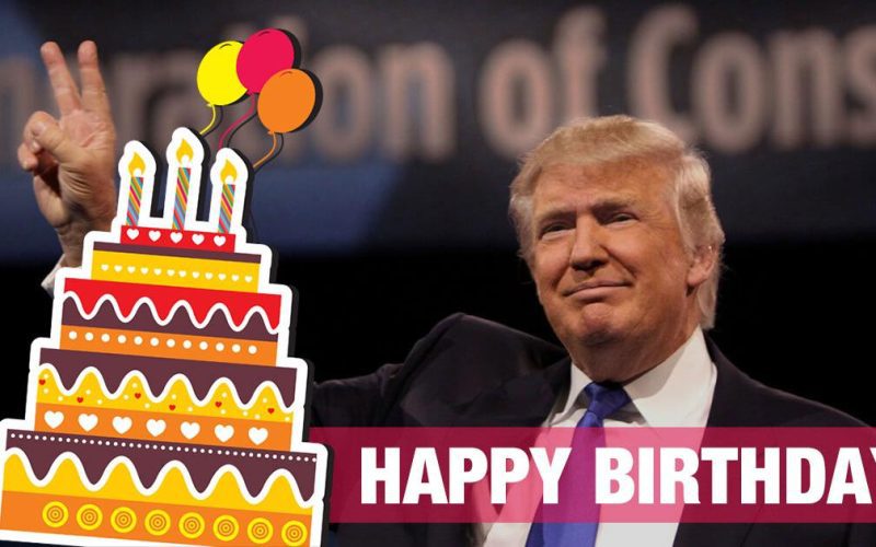 Donald Trump celebrated his 78th birthday by Campaign Rally in West Palm Beach