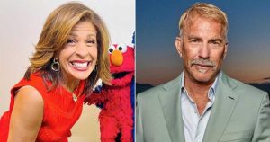 Hoda Kotb and Kevin Costner