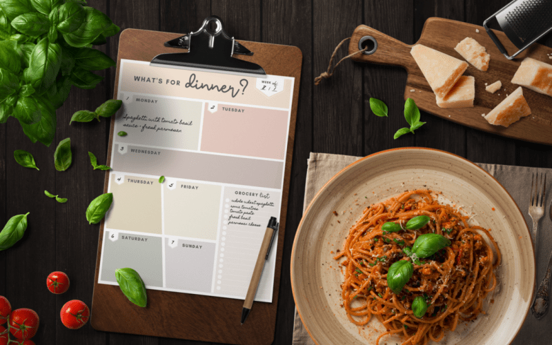 Plan a Weekly Menu