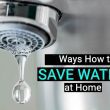 Conserve Water at Home