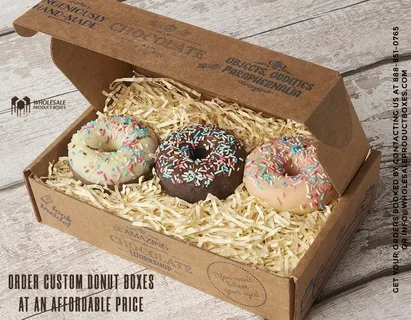 Elevate Your Brand with Custom Printed donut Boxes