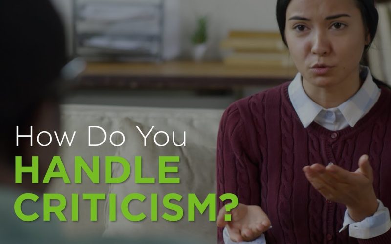 How to Handle Criticism and Grow from It