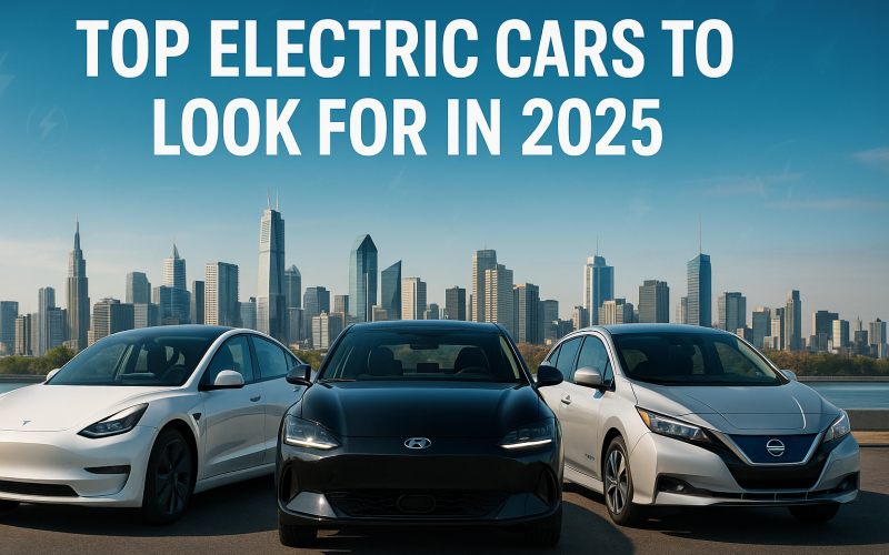 Top Electric Cars to Look for in 2025
