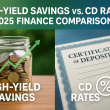 High-Yield Savings vs. CD Rates: 2025 Finance Comparison