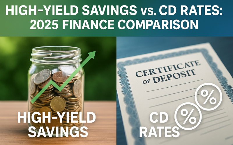 High-Yield Savings vs. CD Rates: 2025 Finance Comparison